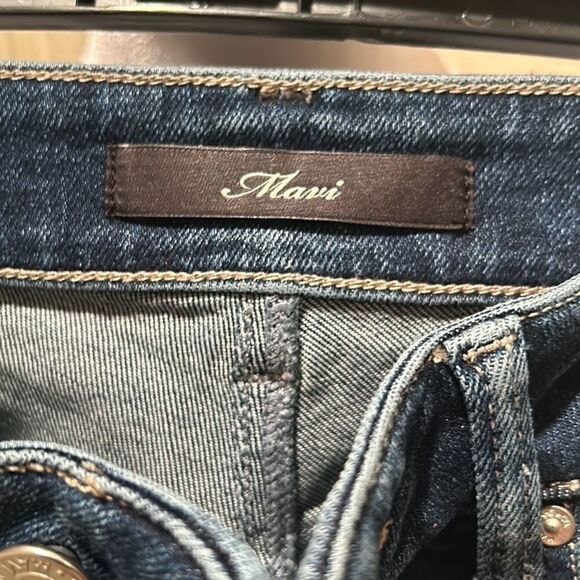 Mavi Women's Size 27 Viola Mid Rise Gaucho Jean Blue Medium Wash Denim New - Picture 3 of 7